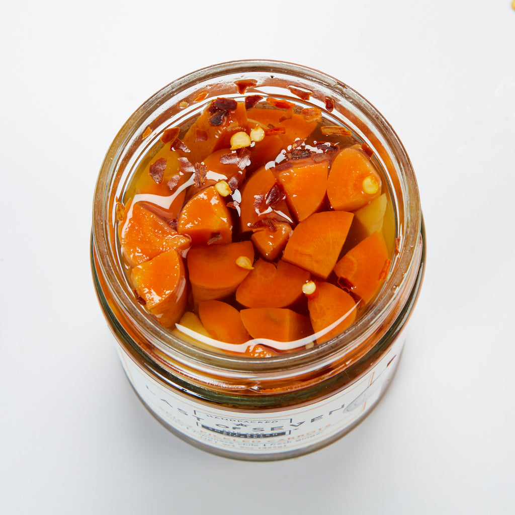 Spicy Pickled Carrots- Last of Seven